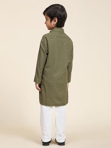 Image of Pro-Ethic Style Developer Boys Cotton Kurta Pajama For Kid's Ethnic Wear | Cotton Kurta Pajama (S-227)