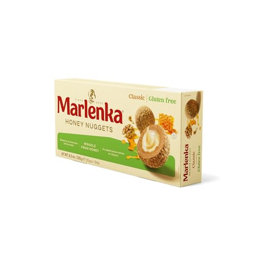 MARLENKA® Gluten-Free Honey Balls – Traditional Honey Mini Cakes – 10 Pieces, 1 x 235 g