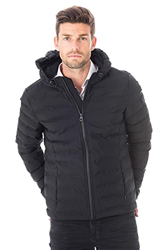 Redskins Rust Ultimate Blouson, Noir (Black), Large (Taille Fabricant: L) Homme