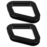 Hemobllo 2 Satz Schwarze E Sport Gaming Stuhlhalterungen aus Verschleißfestem Material Bürostuhl Zubehör für Rückenlehne Abnehmbare Stuhlbeschläge für Spiel und Freizeitmöbel