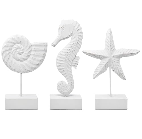 Set de 3 Figuras Decorativas de Madera Estilo Náutico miniatura 4