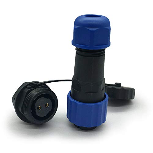 KKmoon Conectores à prova d'água SP13 IP68 Soquete Circular 13mm 2Pin 3Pin 4Pin 6Pin 7Pin 9Pin Plug