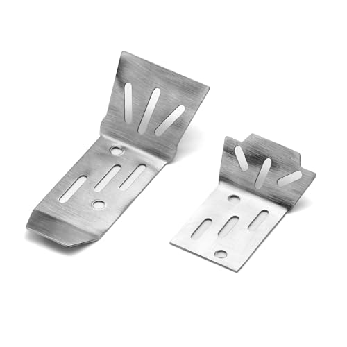 Image of Stainless Steel RC 1 /18 Chassis Guard Skid Plate Guard for Arrma Granite Grom Mega 380 Monster Truck ARA2102 Upgrade Parts