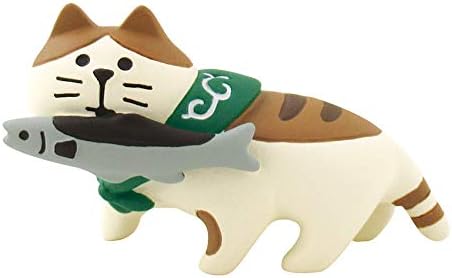 Amazon.co.jp : デコレ コンコンブル concombre 秋刀魚猫 60×26×H35mm