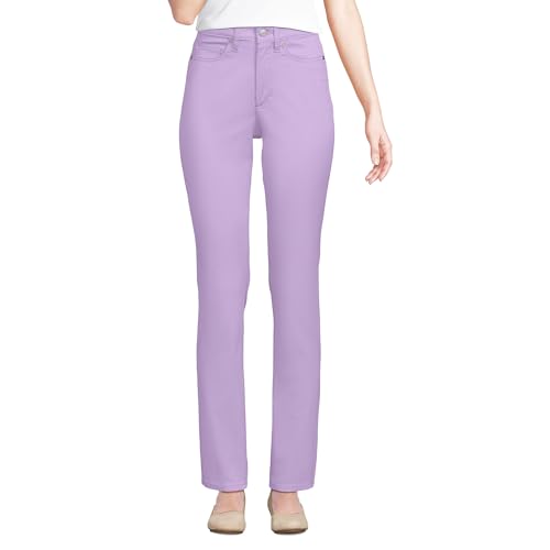 Lands' End Women's High Rise Slimming 5 Pocket Chino Slim Leg Pants