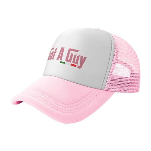 Image of Put It On My Boyfriends Tab Trucker Hats for Women Pink Men Humor Gift Pink Hats for Men
