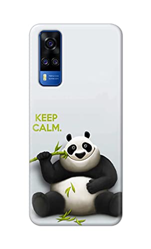 Image of PRINTFIDAA� Printed Hard Back Cover Case for Vivo Y51 (2020) | Vivo Y51A | Vivo Y31 Back Cover (Cartoon Panda) -2808