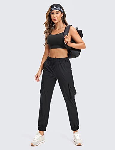 CRZ YOGA Butterluxe Womens Y-Back Racerback Sports Bra - Spaghetti Straps Wireless Scoop Neck Athletic Padded Yoga Tops4