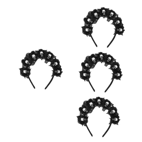 Bandeau Halloween à fleurs et crâne Healvian pour réussir son déguisement de cosplay gothique