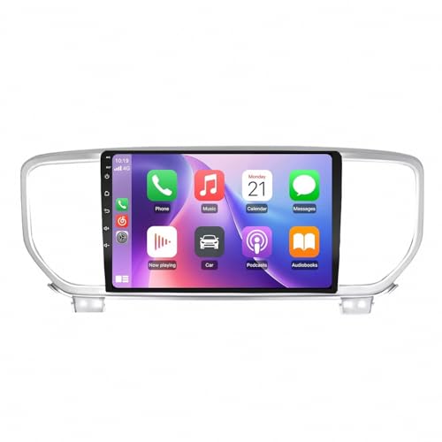 Radio de coche 2 DIN Kia Sportage 2020 con pantalla multimedia Bluetooth y navegador GPS integrado