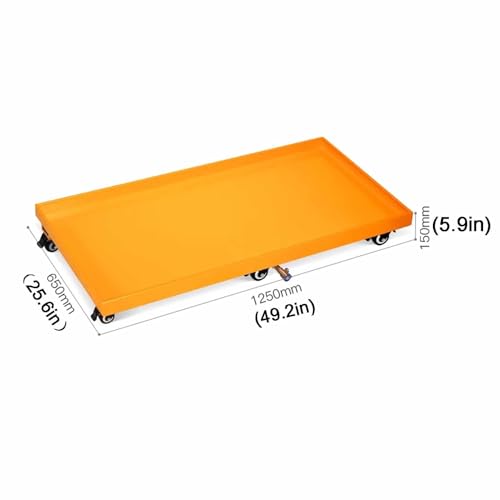 Plate-forme de stockage industrielle en métal avec plateau de déversement et vidange. Contenant modulaire pour grands fûts à huile mobiles, design robuste et étanche