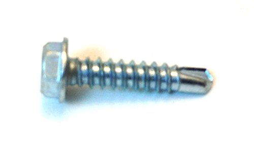 Tornillos autorroscantes hexagonales con arandela 1/4" zinc miniatura 2