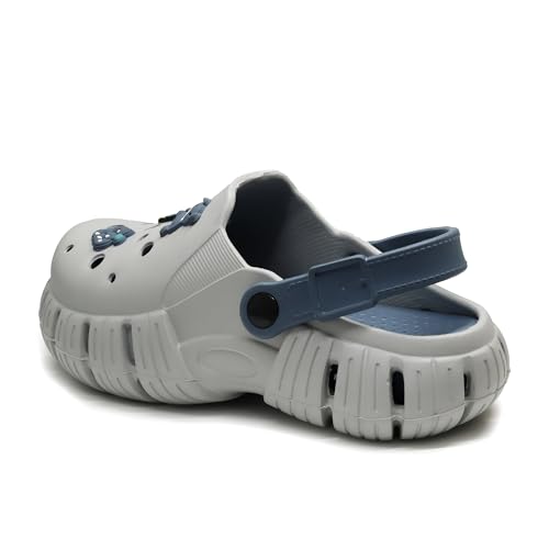 Image of ASIAN INDIGO-10 Stylish Women Clogs | Ultra-Light, Breathable & Comfortable Slip-Ons with Cute 3D Stickers