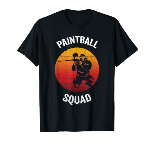 Paintball Squad | Vintage Paint Ball Paintballing T-Shirt