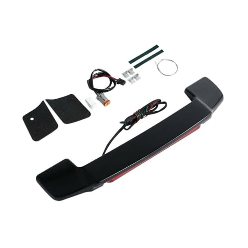YIZISECCE Trunk Light Spoiler for Electra Glide 1997-2013 for 1998-2013 for Road King 1997-2013 for 2006-2013 for Tri Glide 2009-2013 Tour Pak (ABS Plastic)