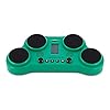 Gear4music VISIONPAD-6 Tabletop Electronic Drum Kit - Green #2