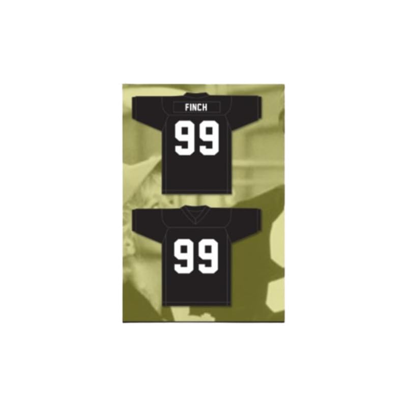 P Finch 99 Central High School Wildcats Home Football Jersey Sewn Any Name Number Multicolor