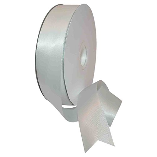Image of Morex Ribbon Double Face Satin Ribbon 1.5 inch X 100 YD Off White Ribbon for Gift Wrapping, Birthday Gift Cards, Satin Dress for Women, Silk Ribbons for Crafts, Wedding Gifts for Couple