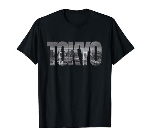 Tokyo Skyline Rainbow Bridge Tokyo Tower Black White T�V���c