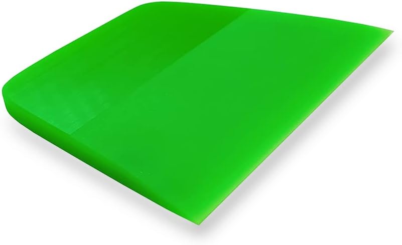 PPF Squeegee Anti-Scratch Soft TPU Vinyl Small Tint Scraper Water Blade for Paint Protection Film,Vinyl Wrap/Window Tint Tools, Mirror/Window/Household Cleaning (Green)