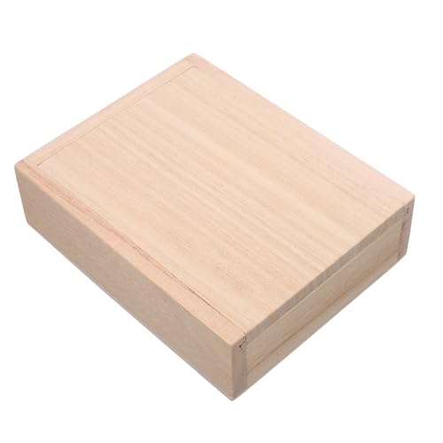 VALICLUD Wooden Sliding Lid Box Bait Worm with Anglers