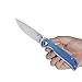 Kizer Knives Pocket Knife with Clip Blue G10 Handles Material EDC Folding knife, Begleiter V4458A3