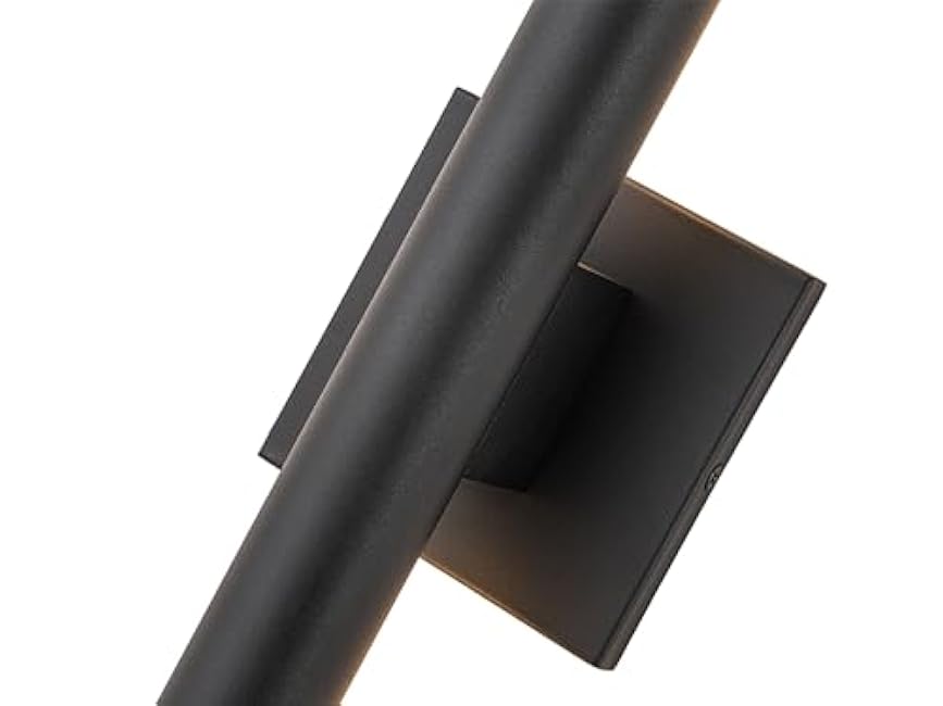 Modern Outdoor Wall Sconce LED, Large Porch Lights Wall Mount, 22 inch Up Down Exterior Light Fixture, 12W Black Outside Patio Lighting for House, Yard, 2 Packs