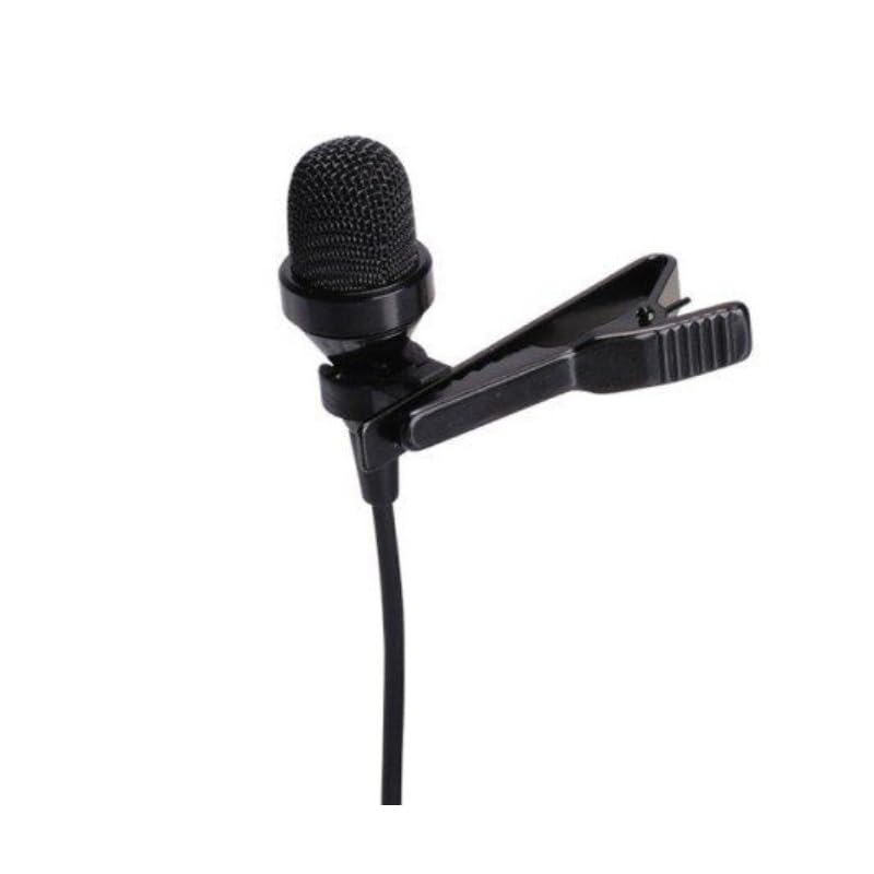 Generic Replacement MS05 Metal Lavalier Collar Lapel Clip on Microphone for Shure SLXD1 Bodypack Transmitter, Unidirectional, ta4f 4 Pins, Metal Collar Clip, Black, LP05D4