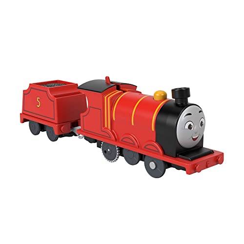 Fisher-Price Thomas & Friends James Gemotoriseerde speelgoedtreinmotor voor kleuters van 3 jaar en ouder, HDY70 - Image 3