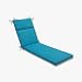 Pillow Perfect Outdoor Veranda Turquoise Chaise Lounge Cushion