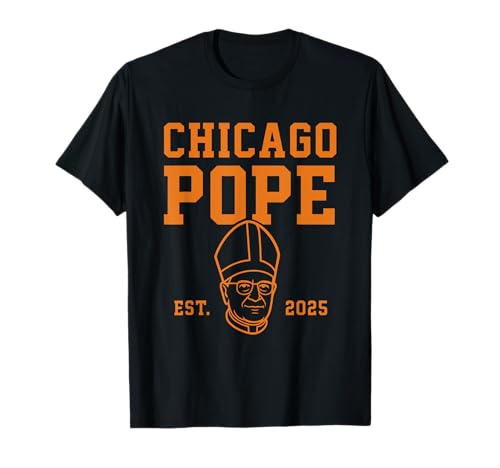 Pope Leo XIV American Chicago Pope EST 2025 Da Pope Design T-Shirt