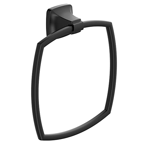 American Standard 7353190.243 Townsend Towel Ring, Matte Black