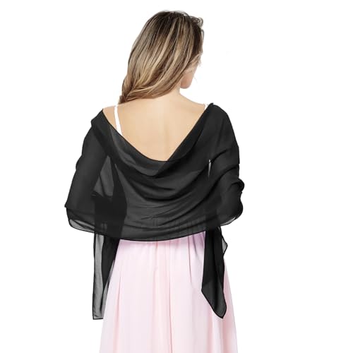 Shawls and Wraps for Evening Dresses, Dress Shawl, Chiffon Shawl Wraps for Women Weddings Valentines Day Gifts
