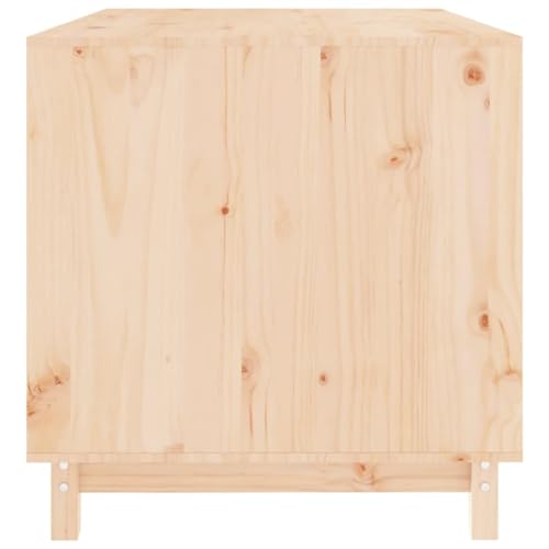 vidaXL Hundehütte 100x70x72cm Massivholz Kiefer Hundehaus Hundehöhle Hundebett