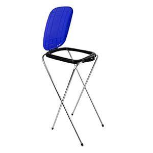 BigDean Müllsackständer Deckel AutoFix BLAU für Rahmen Müllbeutelhalter Müllsackhalter Müllbeutelständer Gelber Sack Blauer Sack Ständer