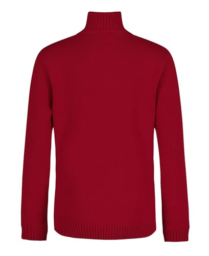 Image of Calvin Klein Boys' Half Zip Pullover Sweater, Ribbed Neckline & Logo Detailing