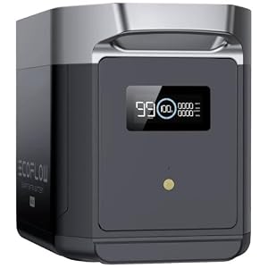 EcoFlow Zusatzbatterie für Delta 2 Max tragbare Powerstation 2048Wh Kapazität LifePO4-Batterie für Haushaltsreserve, Energiesparen, im Freien, Wohnmobil, Camping