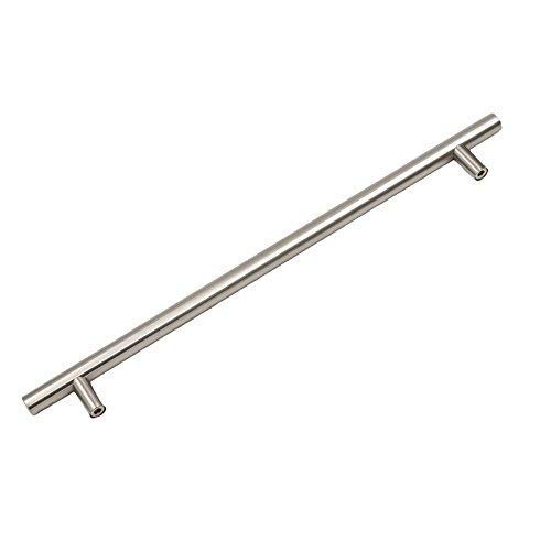 Image of homdiy Brushed Nickel Cabinet Pulls Cabinet Handles, 4in(102mm) Center to Center Dresser Drawer Handles Silver Drawer Pulls for Kitchen, Bedroom, Bathroom, Wardrobe Hardware