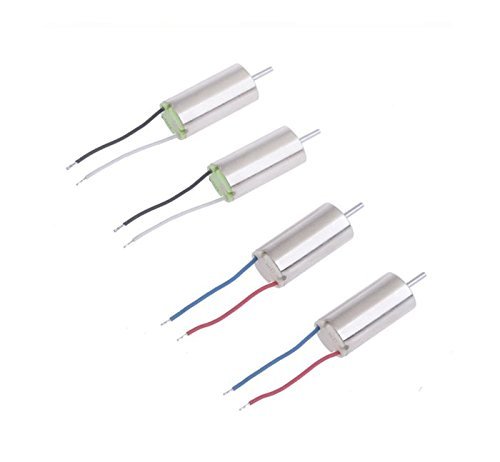 HobbyFlip 2X Clockwise 2X Counter-Clockwise 6mm Motors Engines H111-03 Compatible with Hubsan Nano Q4 H111