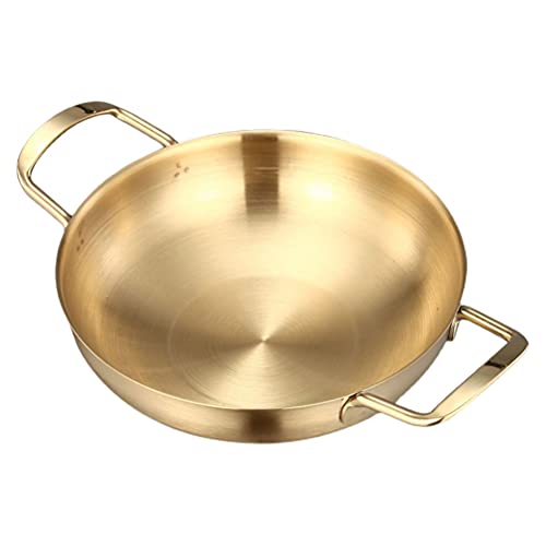 1個 スープポット ステンレススチール 蒸し器 鍋 ストックポット フライパン 麺類 炒め物 伝統的 パエリアパン 鍋 ラーメン ストックポット ソースポット