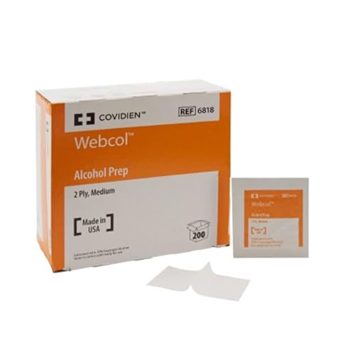 Webcol Alcohol Prep Pads