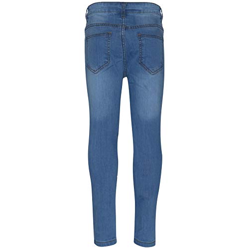 Boys Stretchy Jeans Kids Ripped Light Blue Denim Skinny Pants Trousers 5-13 Year3
