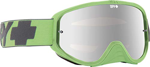 Masque Woot Race SPY pour VTT et MX avec double écran Smoke Silver et Clear