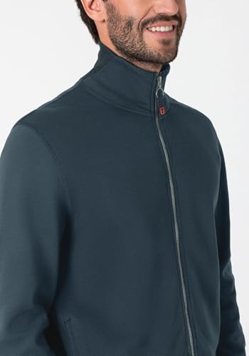 Sweat d'été full zip Timezone 10208 en maille fine de coton
