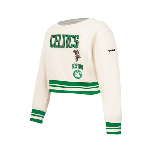 Image of Pro Standard Big Girls NBA Retro Classics Fleece Crewneck Sweatshirt