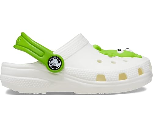 Image of Crocs Classic Glow Alien Toddler 208653-90H Kids Multi Clogs