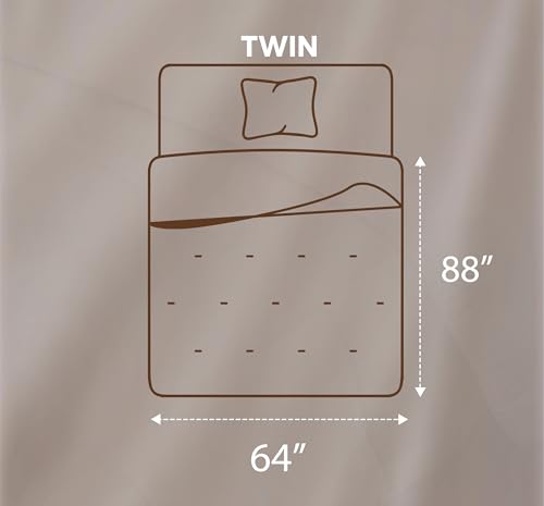 Utopia Bedding All Season Down Alternative Quilted Comforter Twin - Hotel Collection Twin Duvet Insert with Corner Tabs - Machine Washable - Duvet Insert Stand Alone Comforter - Twin/Twin XL - White