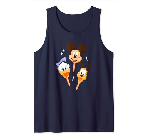Disney Mickey and Friends Popsicle Faces Group Shot Tank Top