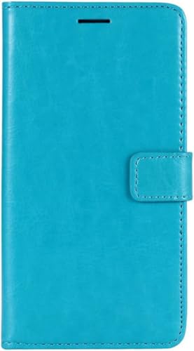 for Huawei P8 MAX Wallet Case with Credit Card Holder, PU Leather Folio Flip Kickstand Protective Shockproof Cover for Women Men Sky Blue
