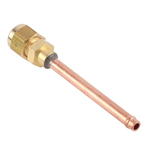 Válvula de acceso de gas de latón, -25 ~ 120 ℃ de latón, válvula de servicio para aire acondicionado (R410)